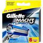 Gillette® Mach3® Turbo Ersatzklingen (8 St.)