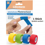 Lifemed Selbsthaftender Pflasterverband 2,5 cm x 4 m (1 St.)