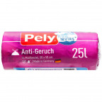 Pely® Klimaneutral Zugband-Müllbeutel Anti-Geruch, 25 Liter (14 St.)