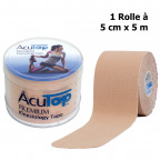 AcuTop Premium Kinesiology Tape beige (5 cm x 5 m)