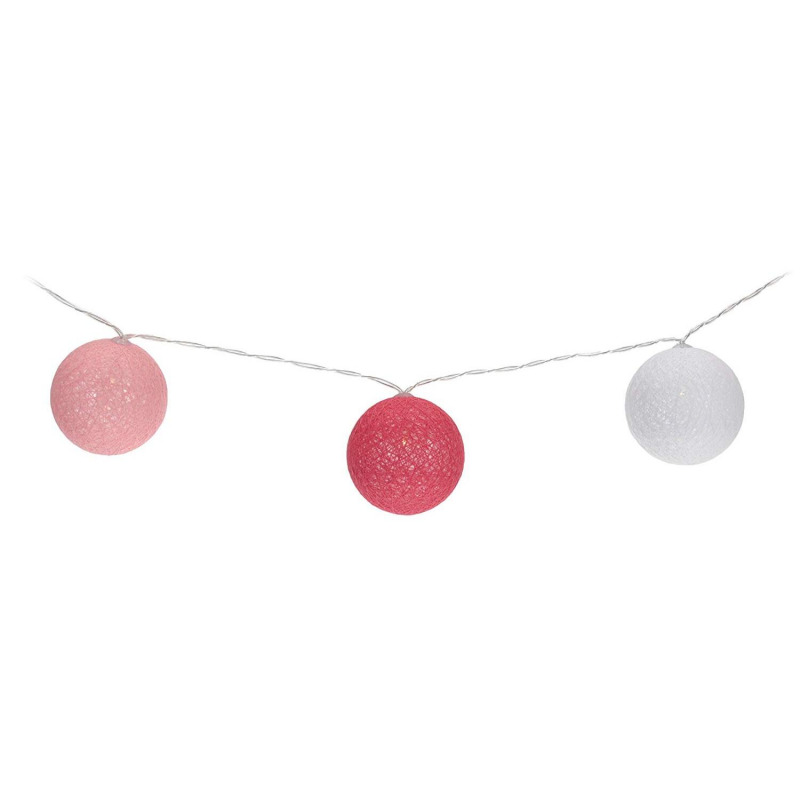 LED Kugel-Lichterkette weiß-rosé-pink (1 St.) - PZN: 09988635 - AvivaMed