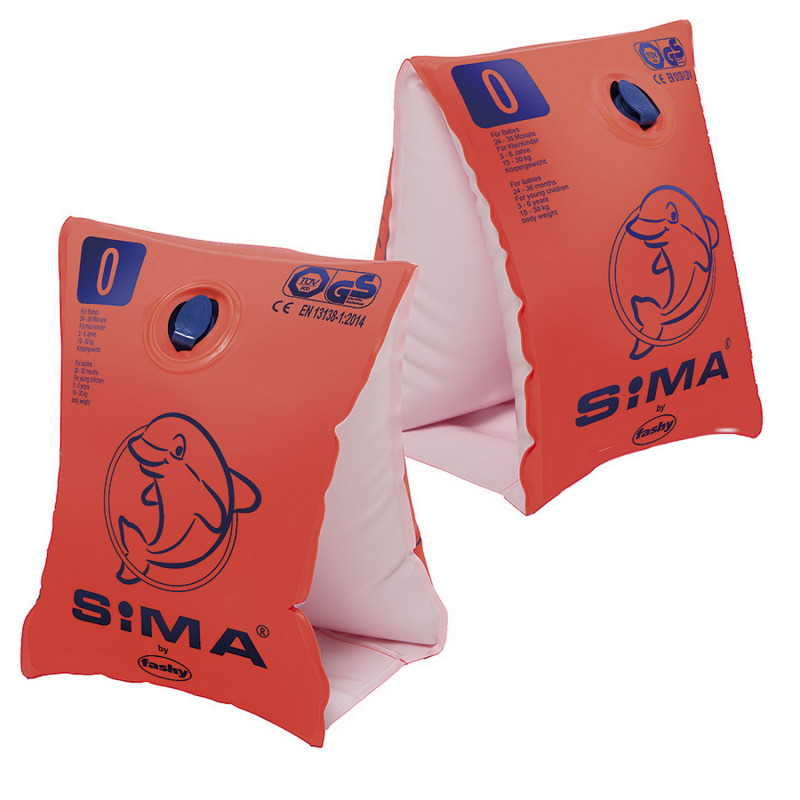 Schwimmhilfe für Kinder Fashy SIMA Schwimmgürtel 6 Pads blau/orange NEU&OVP 