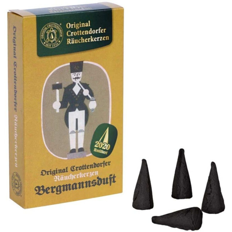 Crottendorfer Original Räucherkerzen 'Drei Könige' – 24 Stück Für Gemütliche Weihnachtsstimmung