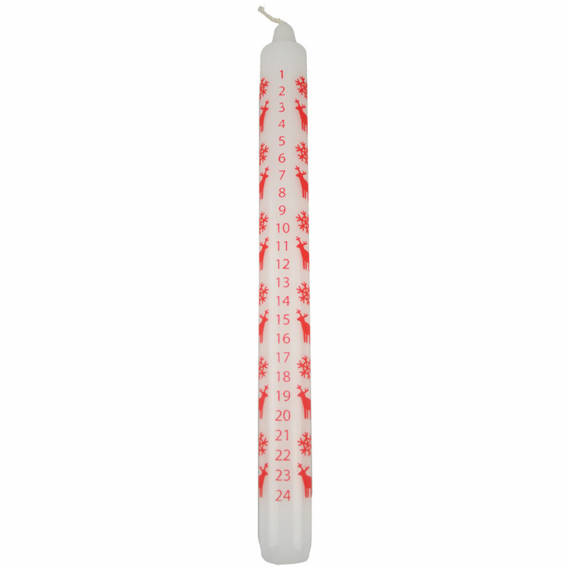 Adventskalenderkerze