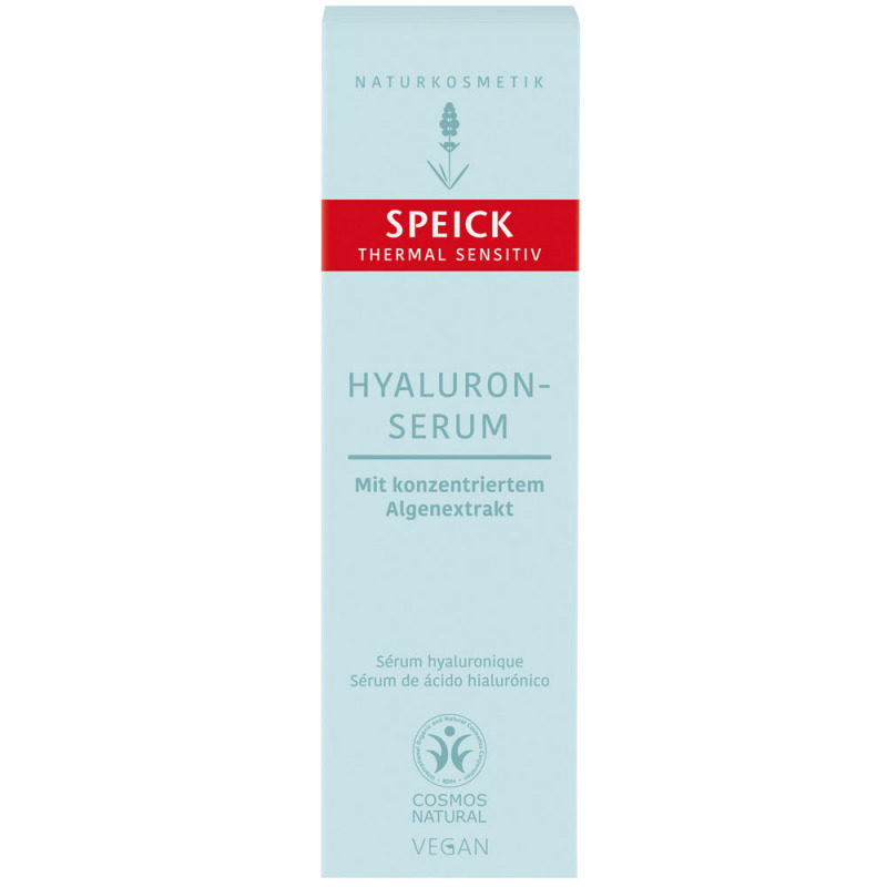 Speick Thermal Sensitiv Hyaluron-Serum Für Gesicht & Dekolleté – Mit Pflanzlicher Hyaluronsäure, Ectoin & Aloe Vera, Dermatologisch Getestet