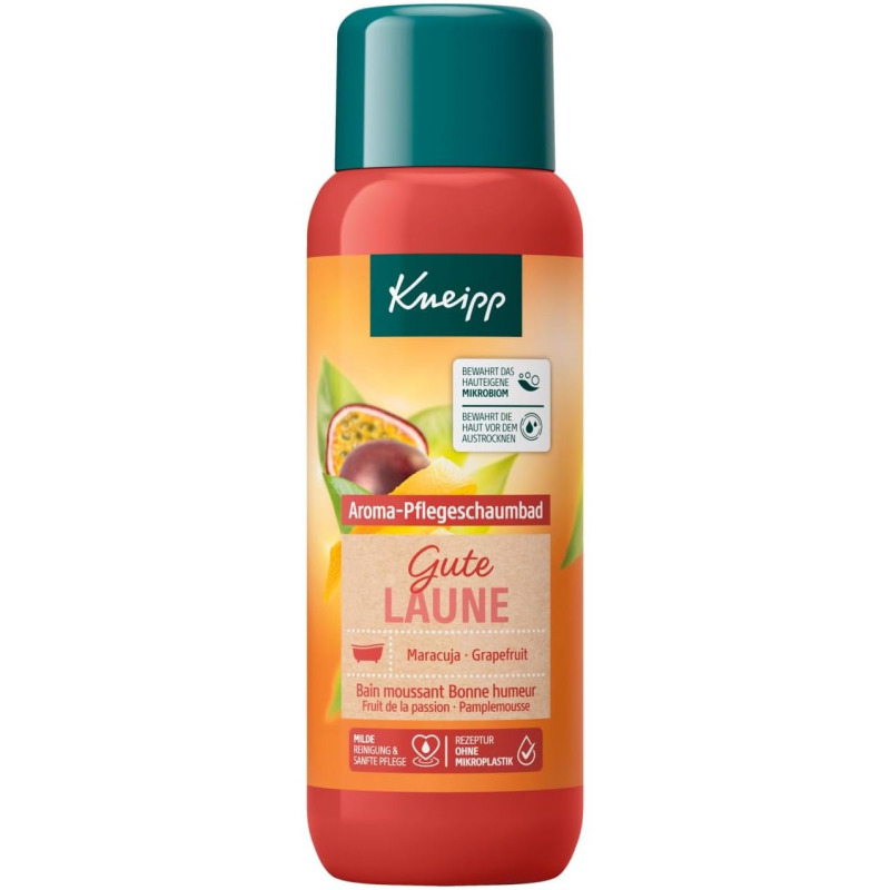 Kneipp Aroma-Pflegeschaumbad Set – „Gute Laune“ & „Glückliche Auszeit“, Je 400 Ml, Mit Natürlichen Ölen