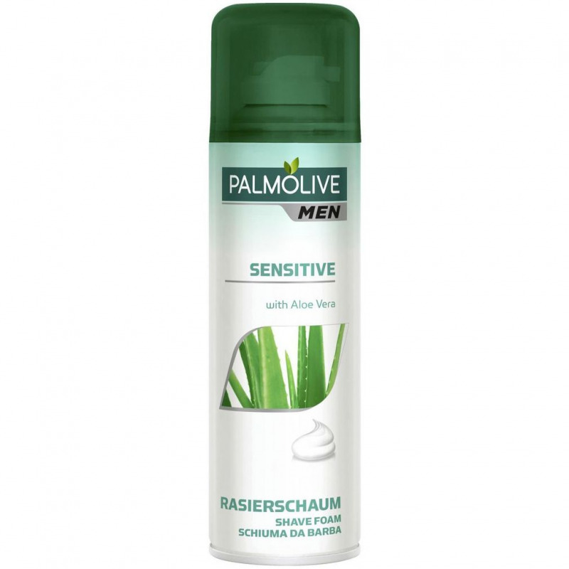 Palmolive Men Rasierschaum Sensitive – Pflegender Schaum Für Die Nassrasur | Mit Palmen-Extrakt, 300ml