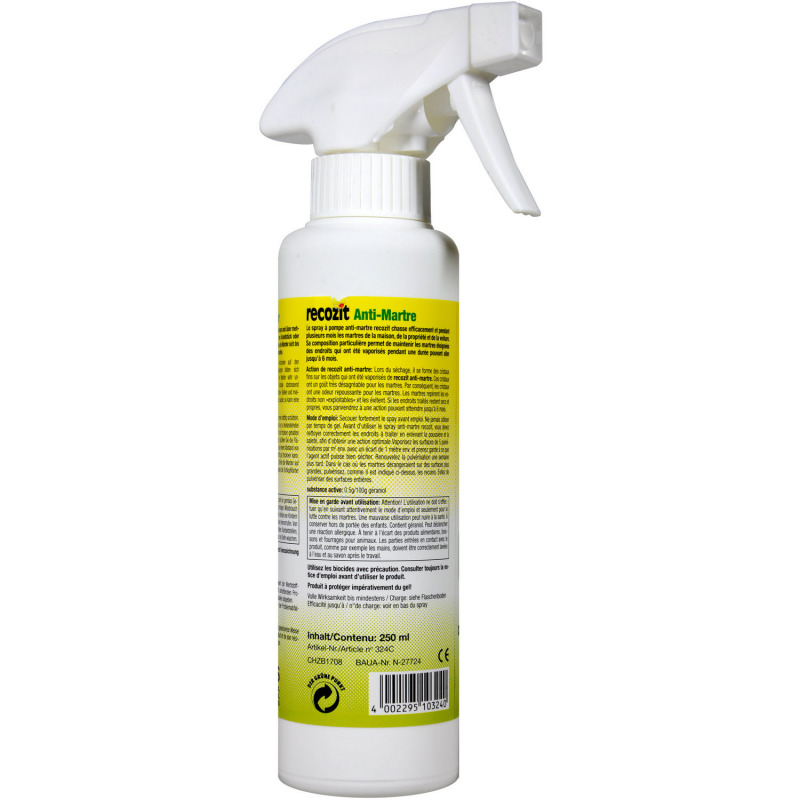recozit Anti-Marder Spray (250 ml) - PZN: 09950550 - AvivaMed - Ihre  Onlinedrogerie