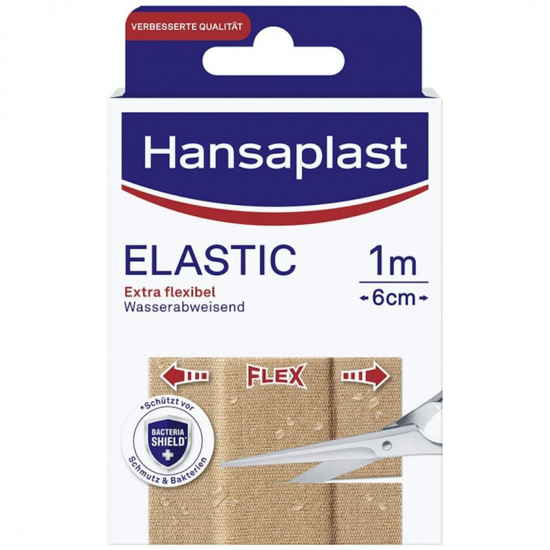Hansaplast Elastic Pflaster (1 m x 6 cm) - PZN: 16762456 