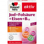 Doppelherz Jod + Folsäure + Eisen + B12 (45 St.)