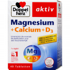 Doppelherz Magnesium + Calcium + D3 (40 St.)