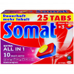Somat 10 All in 1 Extra Multi-Aktiv Spülmaschinentabs (25 St.)