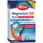 Abtei Magnesium 500 PLUS Extra-Vital-Depot® (42 St.) [Sonderposten]