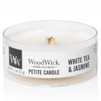 WoodWick® Petite Candle "White Tea & Jasmine" (1 St.)