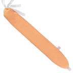 Riesenwärmflasche "YuYu Cotton Stripe Sugar Candy Orange" (80 cm)