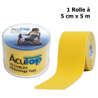 AcuTop Premium Kinesiology Tape gelb (5 cm x 5 m) [MHD 08/2018]
