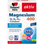 Doppelherz Magnesium 400 + B1 + B6 + B12 + Folsäure (30 St.) [Sonderposten]