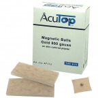 AcuTop® Magnetische Kugeln, 800 Gauss, vergoldet (100 St.)