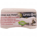 unicorn® Seifendose aus Flüssigholz klein, sahneweiß (1 St.)