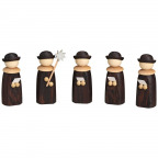 Holz-Miniaturen "Weihnachtssänger" (1 Set)
