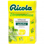 Ricola Schweizer Kräuterbonbon Zitronenmelisse zuckerfrei im Böxli (50 g)