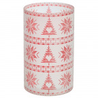 Yankee Candle® Halter für Kerzengläser "Red Nordic Frosted Glass" (1 St.)