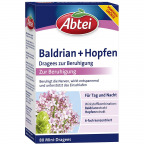 Abtei Baldrian + Hopfen Dragees zur Beruhigung (80 St.) [Sonderposten]