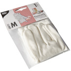 PAPSTAR Baumwollhandschuhe weiß, Größe M (1 Paar)