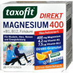 taxofit® Magnesium 400 Direkt-Granulat (20 St.) [Sonderposten]