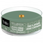 WoodWick® Petite Candle "Sage & Myrrh" (1 St.)