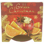 Duftkerze im Glas "Golden Christmas" Bratapfel mit Orange (1 St.)