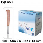 AcuTop Akupunkturnadeln Typ 5CB, 0,22 x 13 mm (1000 St.) [MHD 11/2020]