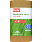 PELY® Bio-Papiertüten 10 Liter (10 St.)