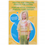 Notfallponcho mit Kapuze für Kinder, gelb (1 St.)
