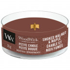 WoodWick® Petite Candle "Smoked Walnut & Maple" (1 St.)