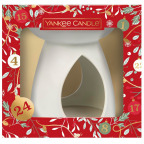 Yankee Candle® Geschenkset Weihnachten 2021 - Duftlampe mit Wax Melts (4-tlg.)