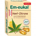 Em-eukal® Hanf-Zitrone zuckerfrei in der Box (50 g) [MHD 03/2022]