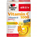 Doppelherz Vitamin C 1000 + Vitamin D DEPOT (30 St.)