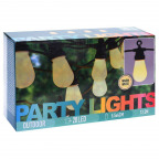 Partylichterkette mit 20 LEDs in Glühbirnenform (1 St.)