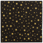 Servietten "Goldene Sterne", 33 x 33 cm (20 St.)