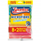 Spontex® Microfiber Collection Allzwecktücher (8 + 2 St.)