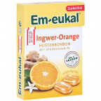 Em-eukal® Ingwer-Orange zuckerfrei in der Box (50 g)