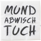 Servietten "Mundabwischtuch", 33 x 33 cm (20 St.)