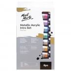 Mont Marte Acrylfarben Metallic, 8 x 18 ml (1 Set)