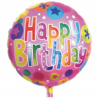 Folienballon "Happy Birthday" (1 St.)