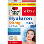 Doppelherz Hyaluron 90 mg PLUS mit Biotin + Q10 (30 St.)