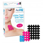 AcuTop Gitter Tape Mix-Set blau/pink/schwarz (130 St. in 3 Größen)