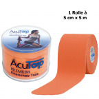 AcuTop Premium Kinesiology Tape orange (5 cm x 5 m) [MHD 18.05.2020]