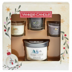 Yankee Candle® Geschenkset Weihnachten 2022 - Drei Glasvotivkerzen + Kleiner Tumbler (4-tlg)