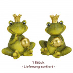 Froschkönig-Figur mit goldener Kugel (1 St.)